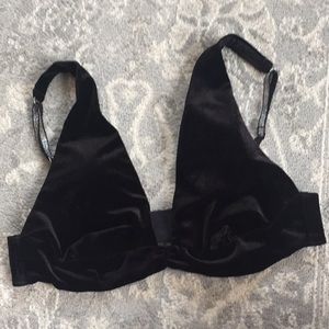 VS Black Velvet Bralette